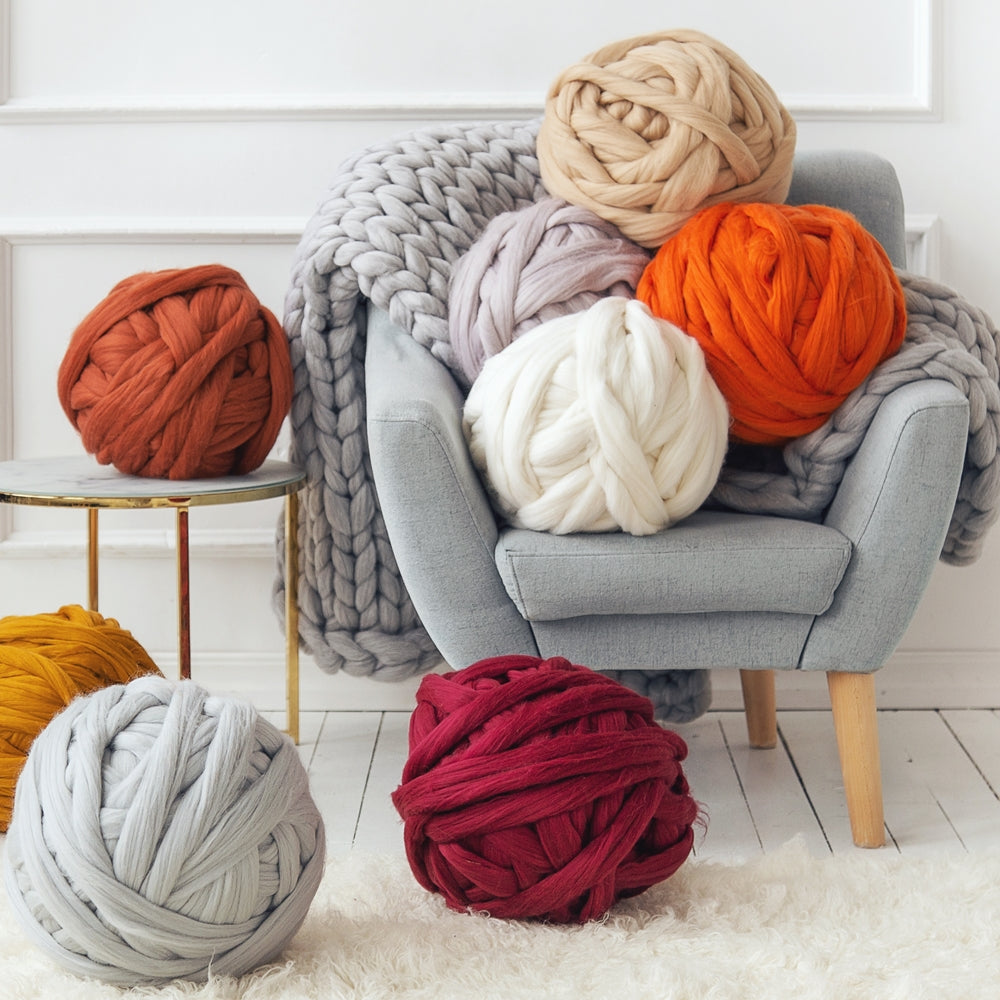 Chunky Yarn SALE 100% Arm Knit Giant Bulky Yarn Merino Wool - Canada