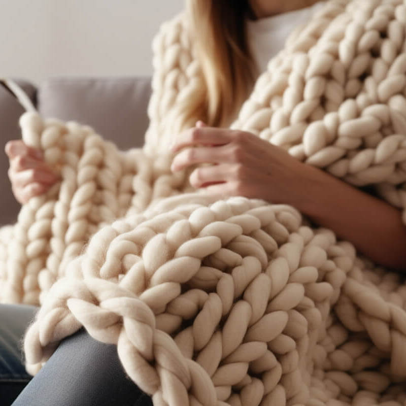 Chunky Knit Blankets