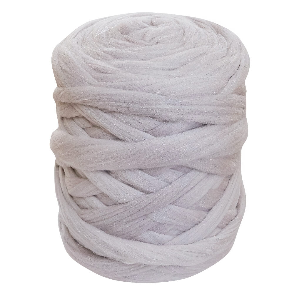 pale iris bulky giant thick merino wool ball