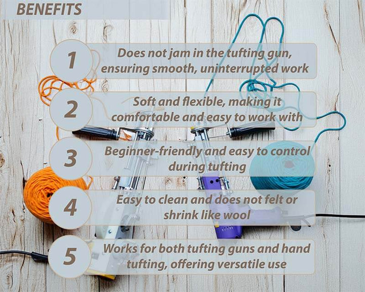 Yarn For Tufting, Pale Sun Dust (Beige)